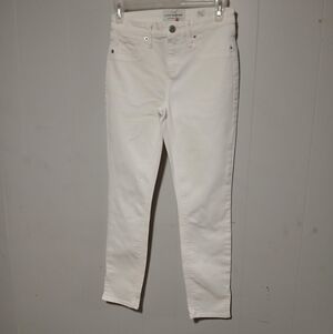 Lucky brand Ava skinny low rise white jeans 26X25